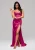 Ombre Avondjurk  fuchsia