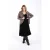 Paprika midi rok zwart