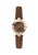 FURLA Analoog horloge ‘Arch-Bar’  chocoladebruin / rose-goud