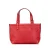 Tote Bag met Leren Handvatten Rood