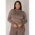 Base Level Curvy top Yuena taupe