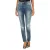 Lange denim broek met rechte zoom gesneden 10DB50280 vrouw