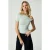 Asymmetrische slim-fitblouse met één schouder