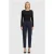 Summum Woman Tapered Pant Rough Twill Navy Noir