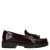 Manfield leren loafers met profielzool – bordeaux