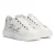 Karl Lagerfeld Kapri Signa Kant Leer Dames Witte/Iriserende Sneakers