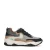 BunniesJR chunky leren sneakers beige/blauw