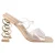 Cult Gaia Bahar Sandalen in Doorzichtig PVC