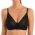 Dames Bloemenkant Triangel BH, Draadloos