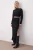 TRENDYOLMİLLA Dames Zwart Effen Maxi Lang Casual Recht Jurken