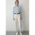 Mango zijden blouse – lichtblauw