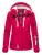 Marikoo dames softshelljas – Kleine Zicke, warm met capuchon & fleecevoering