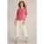 White Stuff Weaver Jersey Tee Coral Print