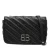 Tweedehands Geëmbossed Leer Allover Logo Bb Portemonnee Op Ketting