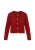 faina Gebreid vest  rood