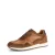 Travelin Sneakers laag ‘Dalton’  marine / cognac / ombergrijs