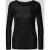 Oui Shirt met lange mouwen in semi-transparant design