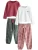 Next Nachtkledij  groen / bourgogne / offwhite