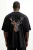 TRENDYOL MAN Jongens Zwart Dierenprint Kort Oversized Grote maten T-shirts