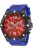 Invicta I-Force 34020 Herenhorloge – Quartz Uurwerk – Roestvrij Staal met Rode Wijzerplaat – 50 mm