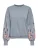 ONLY Sweatshirt ‘ONLBrooke’  duifblauw / lichtblauw / geel / oranje