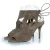 Aquazzura Kakhi groene sexy ding uitsparing suède sandalen