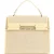 GUESS Iris Top Handle Flap Ecru’