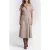 GUESS Adele V Neck Ss Midi Velvet Taupe