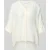 comma relaxed fit blouse van viscosemix met 3/4-mouw