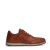 Manfield leren sneakers cognac