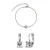 Calle Square Sets – Zilver en Kristal