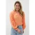 EsQualo Blouse R-neck Raglan Apricot