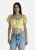 Elara Blouse  geel / wit