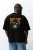 TRENDYOL MAN Jongens Zwart Slogan Kort Oversized Grote maten T-shirts