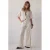 Summum wide leg regular waist broek ecru