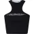 Off White Dames/Dames Relaxed Fit Tanktop (Zwart)