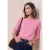 Shirt met lange mouwen, ronde hals en gerolde rand