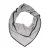 ONLY triangle scarf ONLLEA lichtgrijs