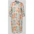 milano italy Knie-lange overhemdjurk van viscose in all-over look