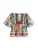 Next Blouse  blauw / bruin / groen / wit
