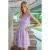 TRENDYOLMİLLA Dames Paars Effen Kort / Mini Kort Skater Jurken