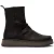 Fly London Dames Zwarte Suède Leren Rits Met Platform Enkellaarzen – RENO053FLY