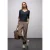 Street One Dames Shirt met hartvormige halslijn in Blauw