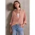 Street One Studio Dames Mousseline overhemd blouse in Roze