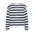FREEQUENT gestreepte pullover wit gebreid