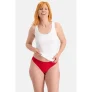 Bamboo Basics string Lola met bamboe (set van 3) rood