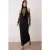 Dames rechte maxi lange chique/nacht bodycon avond- en galajurken