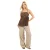 Brave Soul Broderie-vest voor dames (Bruin)
