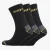 CAT CREW 3-PACK Heren Boot Sokken Zwart