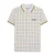 Lambretta Heren Geometrisch Poloshirt (Wit/Navy/Smoke Blue)